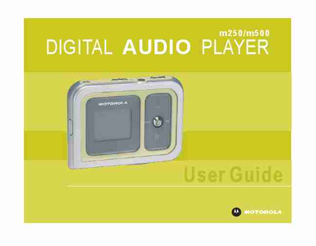 Motorola MP3 Player m250-page_pdf